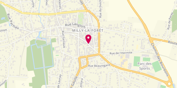 Plan de La Halle Informatique, 48 Rue Jean Cocteau, 91490 Milly-la-Forêt