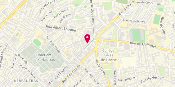 Plan de Brest Réparation Center, 270 Rue Jean Jaurès, 29200 Brest