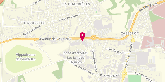 Plan de Pc And Co, Centre Commercial Les 4 Routes, Dinan
Av. De l'Aublette, 22100 Quévert
