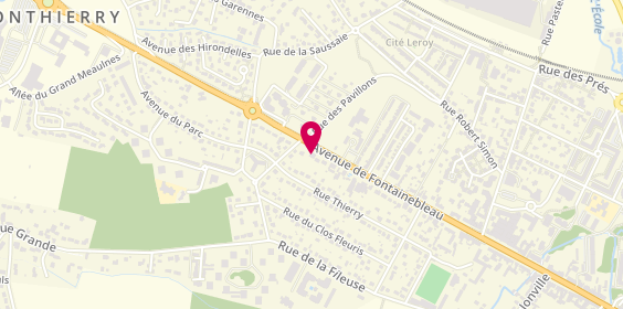 Plan de Mbps Informatique, 125 Ter avenue de Fontainebleau, 77310 Saint-Fargeau-Ponthierry