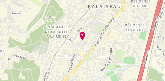 Plan de Bnf@, 174 Rue de Paris, 91120 Palaiseau