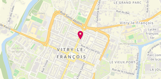 Plan de Help Mobile, 28 grande Rue de Vaux, 51300 Vitry-le-François