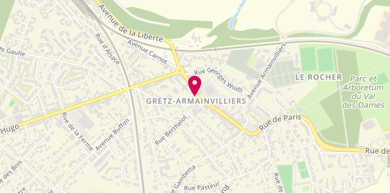 Plan de Generale Informatique Services, 73 Rue de Paris, 77220 Gretz-Armainvilliers
