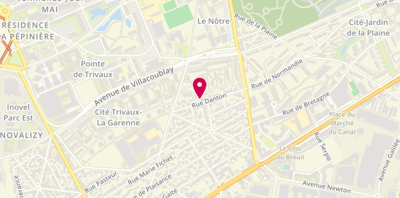 Plan de I.R.T Ingéniérie, 7 Rue Diderot, 92140 Clamart