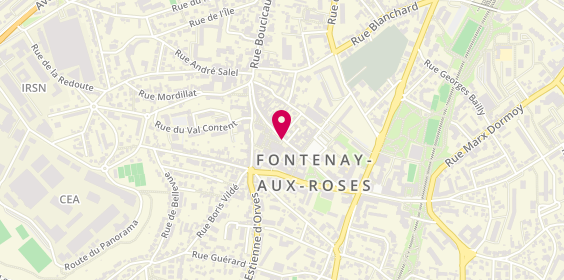 Plan de Infoprintservices, 91 Rue Boucicaut, 92260 Fontenay-aux-Roses