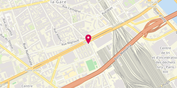 Plan de Msmobile, 27 avenue de la Prte de Vitry, 75013 Paris