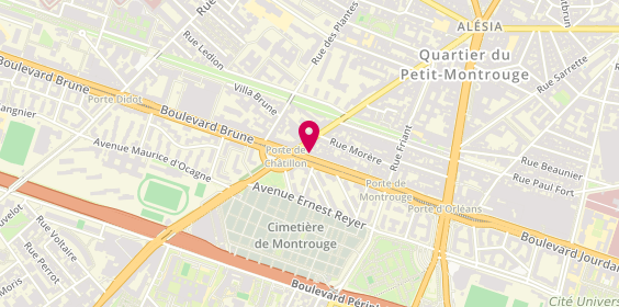 Plan de Yoyogi, 147 Boulevard Brune, 75014 Paris