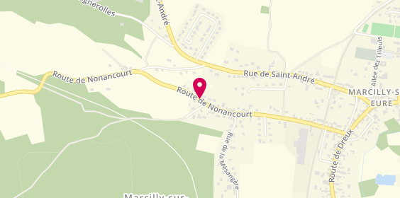 Plan de Mbs Informatique, 48 Route Nonancourt, 27810 Marcilly-sur-Eure