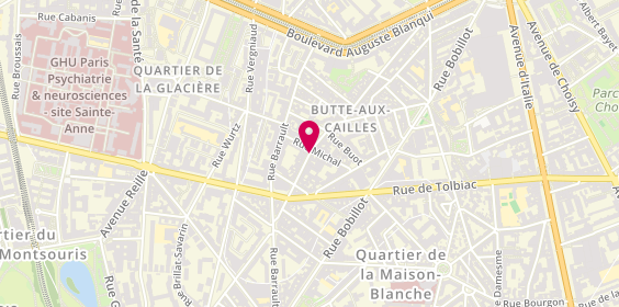 Plan de Treize Dix Sept, 25 Rue de l'Espérance, 75013 Paris