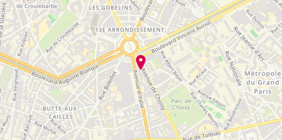 Plan de Delta Electronic, 207 avenue de Choisy, 75013 Paris