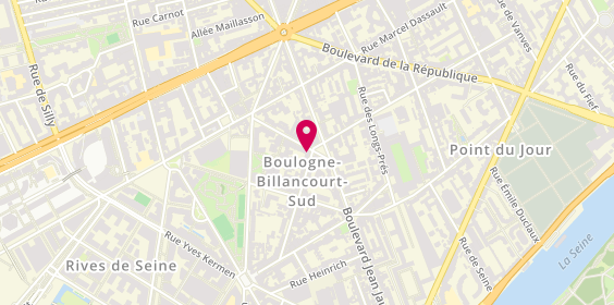 Plan de Bureau Vallée, 5 Rue de Clamart, 92100 Boulogne-Billancourt