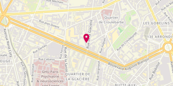 Plan de High Tech Station, 66 Rue de la Glacière, 75013 Paris