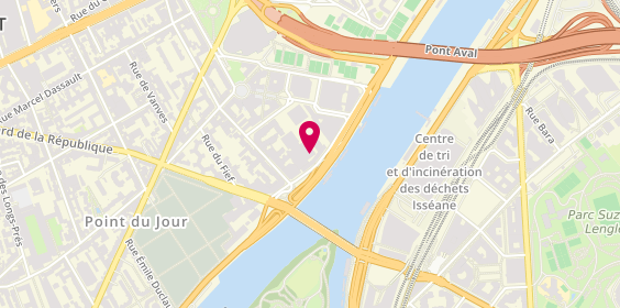 Plan de Exclusive Networks, 20 Quai du Point du Jour, 92100 Boulogne-Billancourt