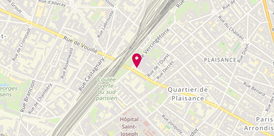 Plan de Mtae, 194 Rue d'Alésia, 75014 Paris