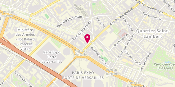 Plan de TEZENAS Yves, Bât 1 374 Rue Vaugirard, 75015 Paris