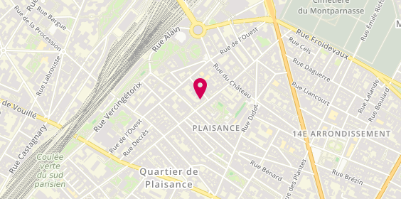 Plan de Bureau Vallée, 14 (Métro Pernety
60 Rue Raymond Losserand, 75014 Paris