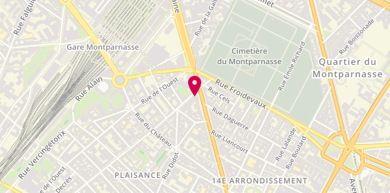 Plan de ILT Informatique, 3 Rue Raymond Losserand, 75014 Paris