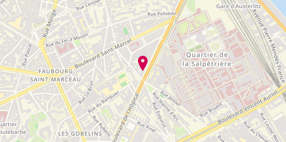 Plan de Proxium, 86 Bis Boulevard Hôpital, 75013 Paris