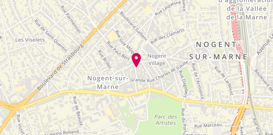 Plan de Centre Informatique de Nogent, 16 Rue Paul Bert, 94130 Nogent-sur-Marne