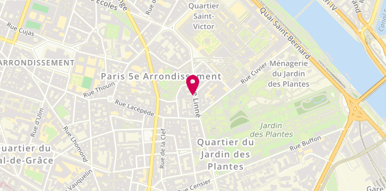 Plan de Macinstore, 15 Rue Linné, 75005 Paris
