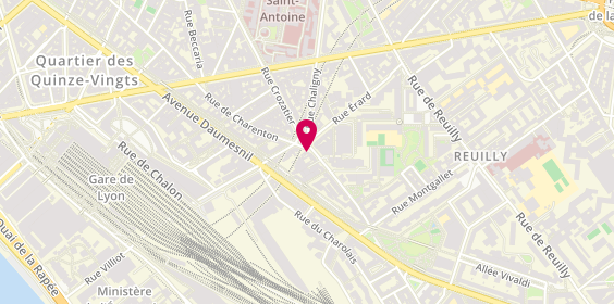 Plan de Mac Os Informatique Réparation Mac et Iphone, 8 place du Colonel Bourgoin, 75012 Paris