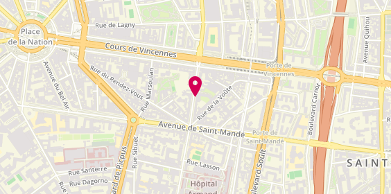 Plan de MAC RENEW, 212 rue La Fayette, 75012 Paris