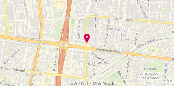 Plan de Office DEPOT, 1 place du Général Leclerc, 94160 Saint-Mandé