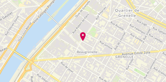 Plan de Grosbill, 1 Rue Beaugrenelle, 75015 Paris