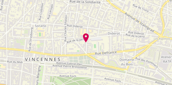 Plan de Ordicall, 13 Rue du Commandant Mowat, 94300 Vincennes