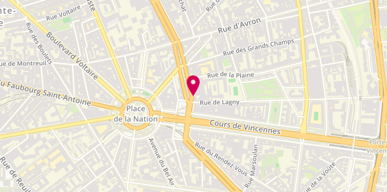 Plan de NiYa Phone Nation, 14 Boulevard de Charonne, 75020 Paris