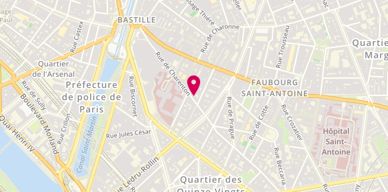 Plan de Bastille Point Com, 65 Rue de Charenton, 75012 Paris
