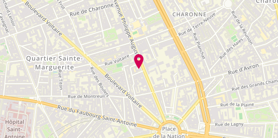 Plan de Espace Macintosh, 39 avenue Philippe Auguste, 75011 Paris