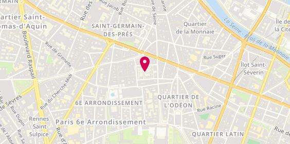 Plan de Apple Store, 9 Rue Clément, 75006 Paris