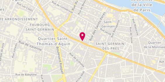 Plan de EGDS France, 198 Boulevard Saint Germain, 75007 Paris