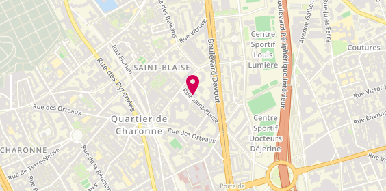 Plan de Serge Docteur Ltd, 59 Rue Saint-Blaise, 75020 Paris