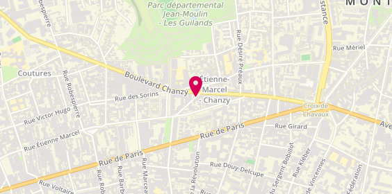 Plan de Distribution Européenne de Fournitures Informatiques D.E.F.I, 105 Rue Parmentier, 93100 Montreuil