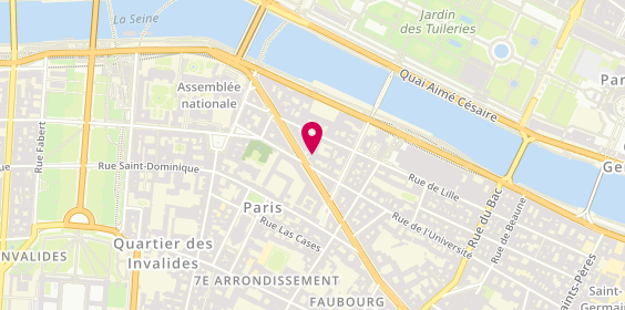 Plan de Knoll International, 268 Boulevard Saint-Germain, 75007 Paris