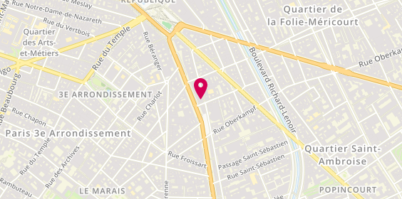 Plan de Office Technologies, 127 Rue Amelot, 75011 Paris