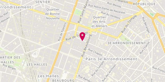 Plan de Grammage, 65 Rue des Gravilliers, 75003 Paris