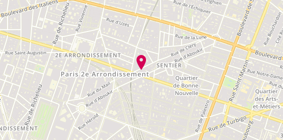 Plan de Cybertek Paris 2, 32 Rue de Cléry, 75002 Paris
