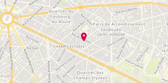 Plan de Vmark France, 49 Rue de Ponthieu, 75008 Paris