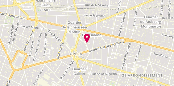 Plan de Icare, 8 Rue Chaussée d'Antin, 75009 Paris