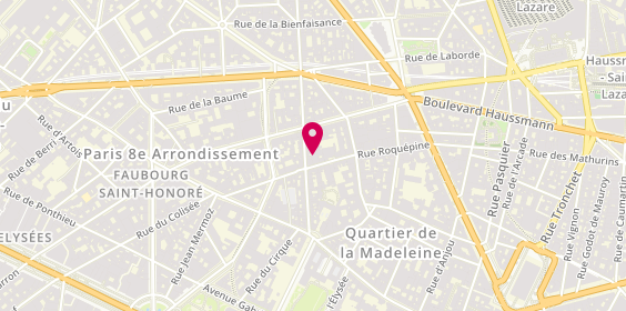 Plan de Satori Billetterie - Vivendi Ticketing, 12 Rue de Penthièvre, 75008 Paris