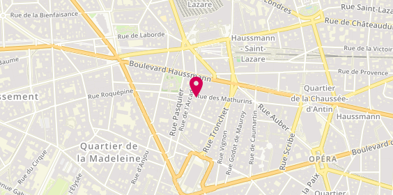 Plan de Datasynapse Inc, 37 Rue des Mathurins, 75008 Paris