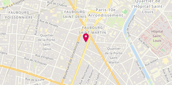 Plan de Euro Access, 91 Rue du Faubourg Saint-Martin, 75010 Paris