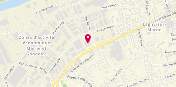 Plan de Bureau Vallée, 40 Rue Branly, 77400 Lagny-sur-Marne