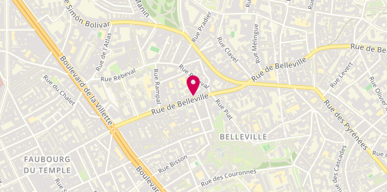 Plan de Belletech One, 61 Rue de Belleville, 75019 Paris