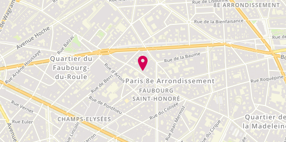 Plan de Office DEPOT, 168 Rue du Faubourg Saint-Honoré, 75008 Paris