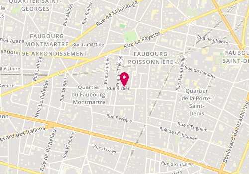 Plan de Wexim, 22 Rue Richer, 75009 Paris