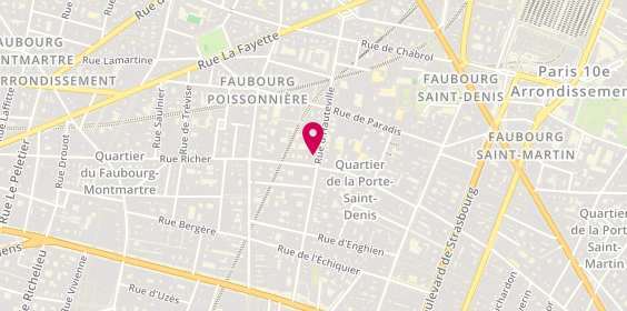 Plan de Easy Goo Phone Shop, 43 Rue d'Hauteville, 75010 Paris